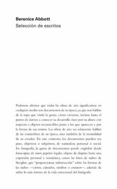berenice abbott: seleccion de escritos-9788412090895
