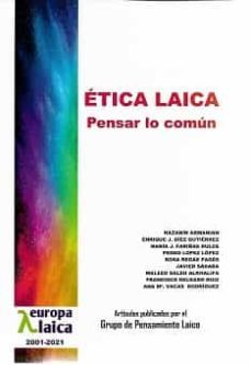 etica laica. pensar lo comun-9788412315295