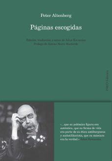 paginas escogidas (ebook)-peter altenberg-9788412511895