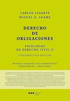 principios de derecho civil tomo ii. derecho de obligaciones (28ª ed)-carlos lasarte alvarez-9788413819495