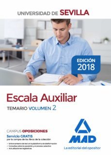 escala auxiliar de la universidad de sevilla. temario volumen 2-9788414219195