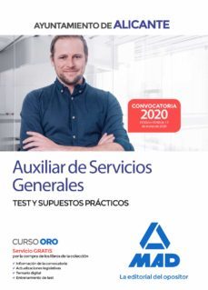 auxiliar de servicios generales del ayuntamiento de alicante. test y supuestos practicos-9788414236895