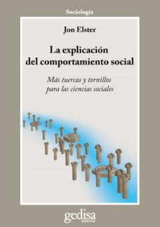 la explicacion del comportamiento social (ebook)-jon elster-9788416572595