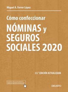 como confeccionar nominas y seguros sociales 2020-9788423431595