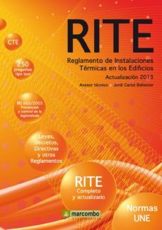 reglamento de instalaciones termicas en los edificios (rite)-jordi carbo ballester-9788426720795