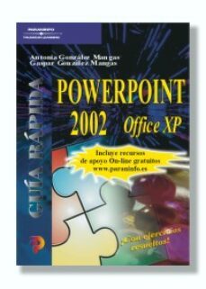 guia rapida power point 2002. office xp-antonia gonzalez mangas-gaspar gonzalez mangas-9788428328395