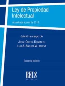 ley de propieda intelectual-jorge ortega domenech-9788429020595