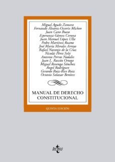 manual de derecho constitucional (5ª ed.)-9788430963195