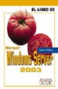el libro de microsoft windows server 2003-9788441515895