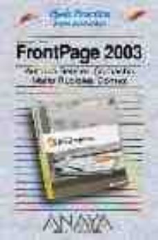 microsoft office front page 2003 (guias practicas)-9788441516595