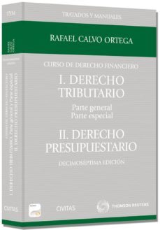 curso de derecho financiero, i. derecho tributario. parte general . parte especial. ii. derecho presupuestario (17ª ed.)-9788447044795