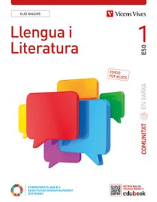 llengua catalana i literatura 1º eso blocs comunitat en xarxa illes balears-9788468286495