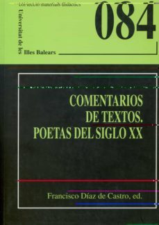 comentarios de textos. poetas del siglo xx-9788476326695