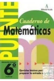 matematicas ( educacion primaria 6º ) puente-9788478871995