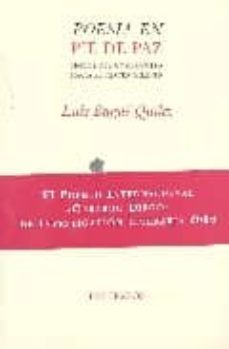 poesia en pie de paz-luis bague quilez-9788481917895