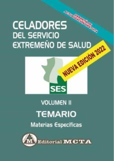 celadores del servicio extremeño de salud materias especificas (temario)-9788482195995