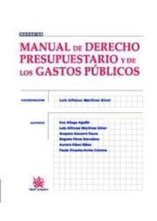 manual de derecho presupuestario y de los gastos publicos-9788490047095
