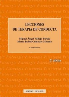 lecciones de terapia de conducta (2ª ed.)-9788490857595