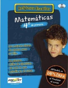 refuerzo escolar: matematicas (4º primaria) (cd-rom)-9788495517395