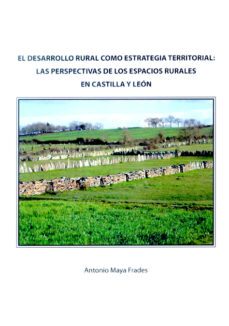el desarrollo rural como estrategia territorial: las perspectivas de los espacios rurales en castilla y leon-antonio maya frades-9788497734295
