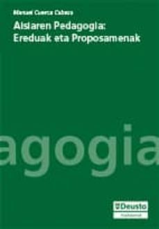 aisiaren pedagogia:ereduak eta proposamenak-manuel cuenca-9788498302295