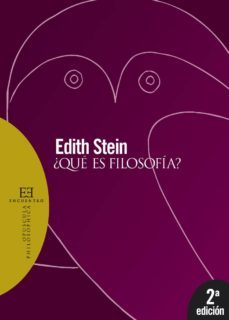 ¿que es filosofia? (ebook)-edith stein-9788499206295