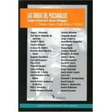 las tareas del psicoanalisis: ensayos en honor de r. horacio etch egoyen-9789879165195