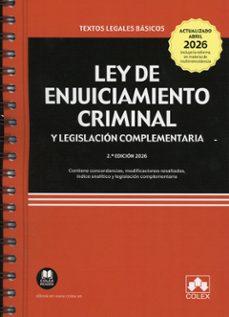 ley de enjuiciamiento criminal y legislacion complementaria (encu adernacion con espiral)-9791370116095