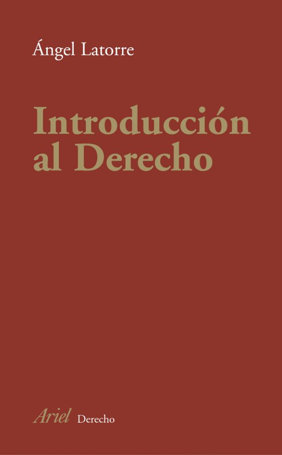 Portada de Introduccion Al Derecho