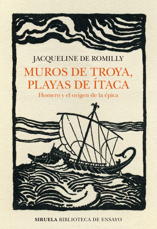Portada de MUROS DE TROYA PLAYAS DE ITACA  HOMERO Y EL ORIGEN DE LA EPICA