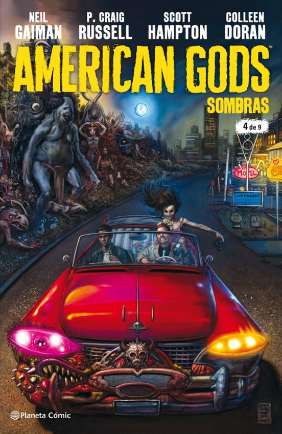 Portada de American Gods Sombras nº 04/09