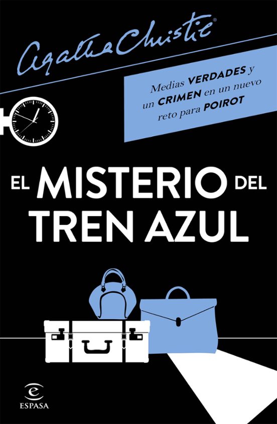 Portada de El Misterio del Tren Azul