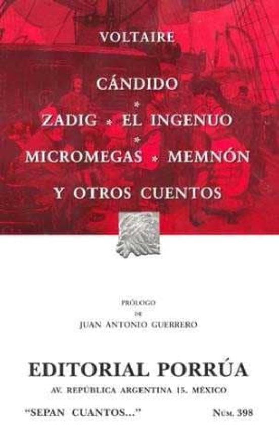Portada de Candido, zadig, el ingenuo, micromegas | memmon y otros cuentos