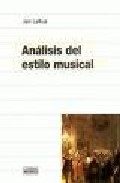 Analisis Del Estilo Musical por Jan Larue