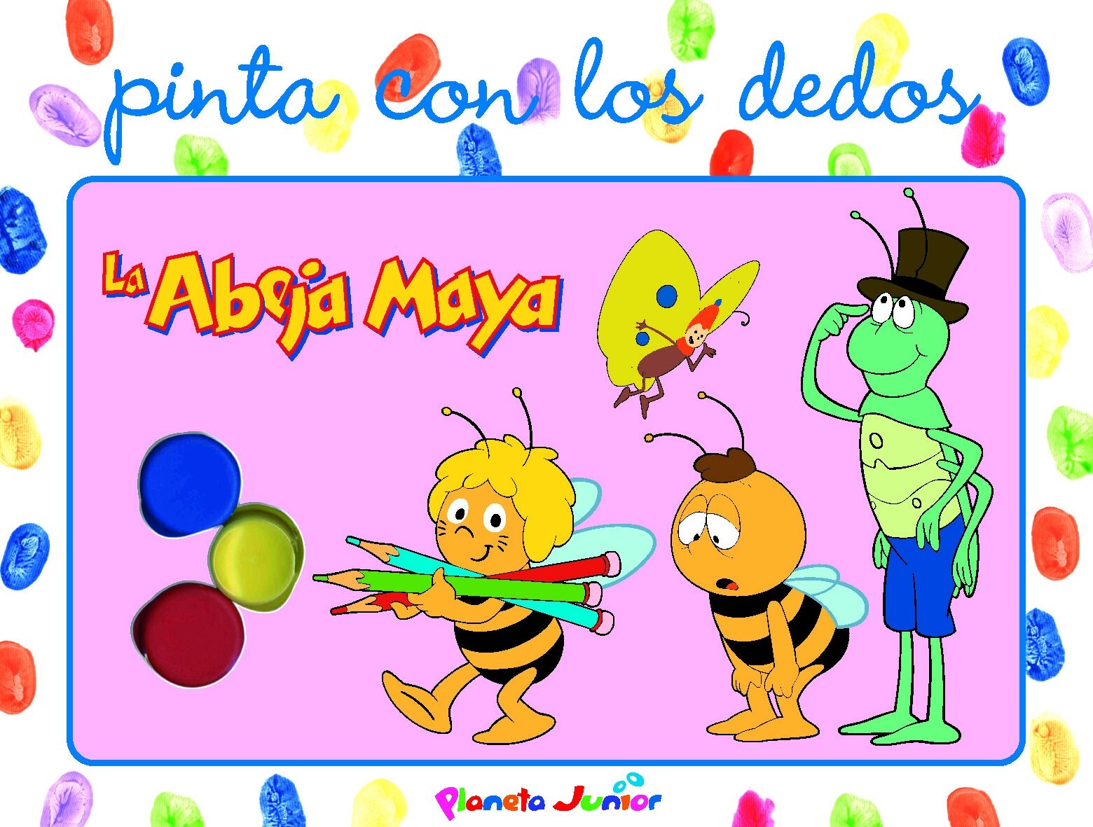 La Abeja Maya.pinta Con Los Dedos por Vv.aa.
