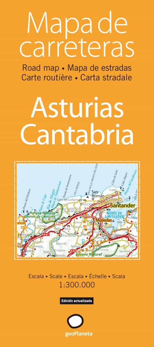 Mapa De Carreteras Principado De Asturias Cantabria