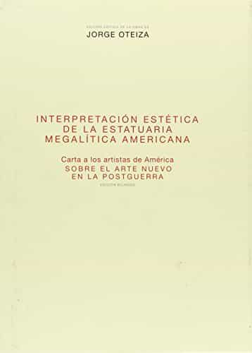 Interpretacion Estetica De La Estatuaria Megalitica Americana por Maria Teresa Muñoz epub