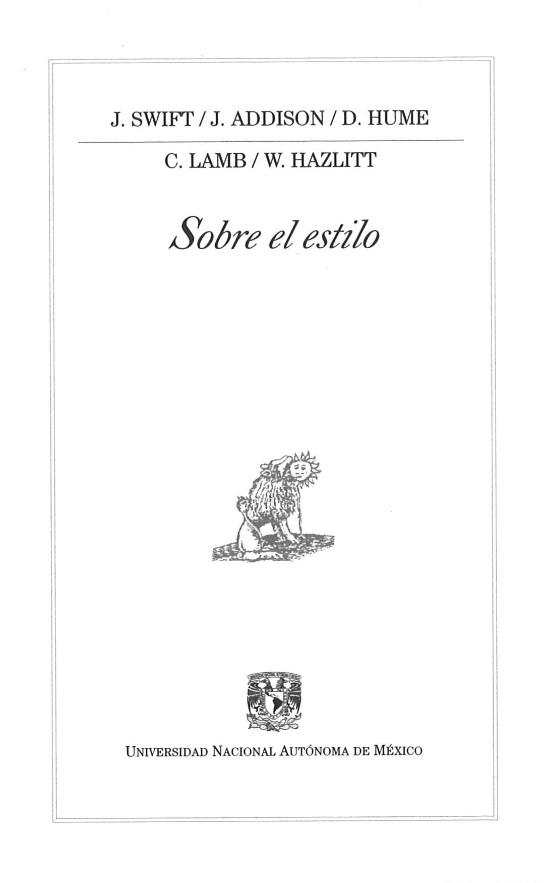 Sobre El Estilo por Vv.aa.