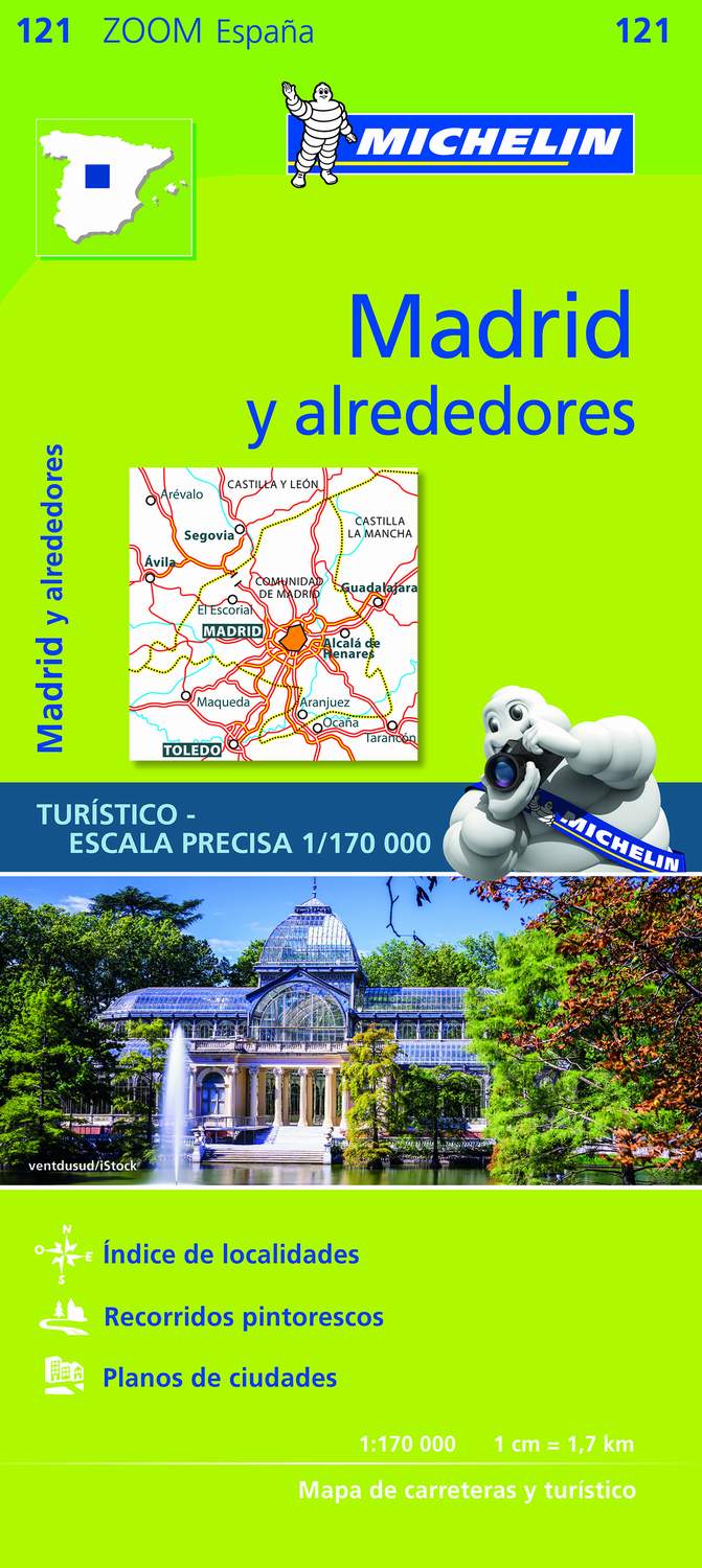 Mapa Zoom Madrid Y Alrededores 2017 por Vv.aa.