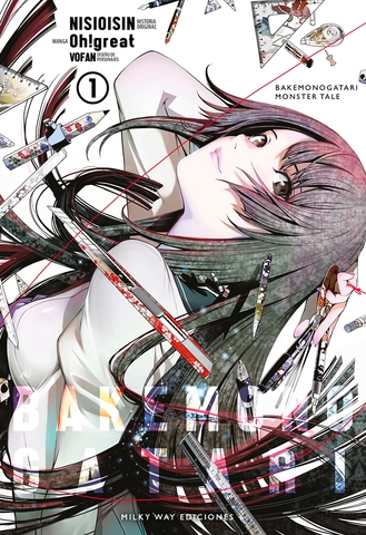 Bakemonogatari (vol. 1) por Nisioisin Ishin;
Ito Ogure