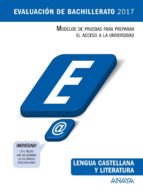 lengua castellana y literatura. evaluacion de bachillerato 2017-9788469834305 lengua castellana y literatura. evaluacion de bachillerato 2017-9788469834305