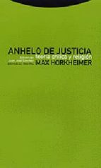 anhelo de justicia, teoria critica y religion-9788481644005 anhelo de justicia, teoria critica y religion-9788481644005
