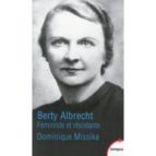Berty albrecht por D.missika MOBI TORRENT 978-2262047115