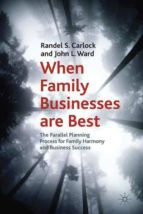 WHEN FAMILY BUSINESSES ARE BEST: THE PARALLEL PLANNING PROCESS FOR FAMILY HARMONY AND BUSINESS SUCCESS