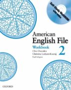 AMERICAN ENGLISH FILE 2 WORKBOOK & MULTIROM PACK