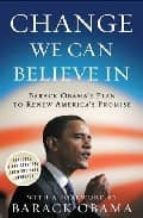 CHANGE WE CAN BELIEVE IN