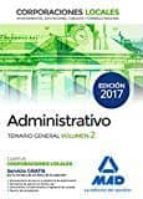 administrativos de las corporaciones locales. temario general volumen 2-9788414206065 administrativos de las corporaciones locales. temario general volumen 2-9788414206065