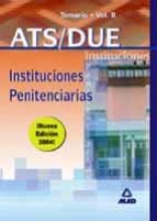 ats/due instituciones penitenciarias: temario (vol. ii)-9788466533485 ats/due instituciones penitenciarias: temario (vol. ii)-9788466533485