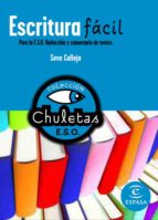 escritura facil para la eso (chuletas)-9788467027785 escritura facil para la eso (chuletas)-9788467027785