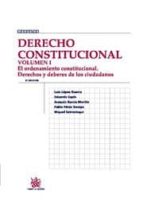 derecho constitucional. vol. i: el ordenamiento constitucional. d erechos y deberes de los ciudadanos (8ª ed)-joaquin garcia morillo-luis lopez guerra-9788498769395 derecho constitucional. vol. i: el ordenamiento constitucional. d erechos y deberes de los ciudadanos (8ª ed)-joaquin garcia morillo-luis lopez guerra-9788498769395